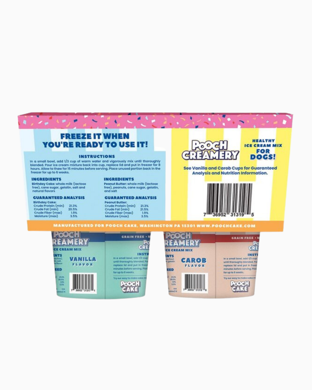 Ice Cream Mix Pack Dog Treat