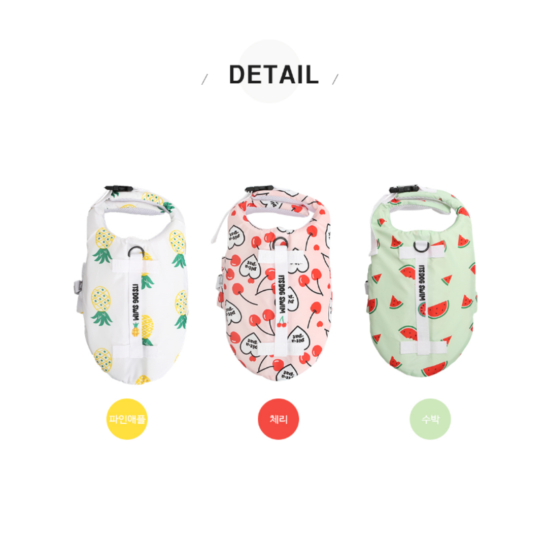 Summer Fruit Pet Life Jacket