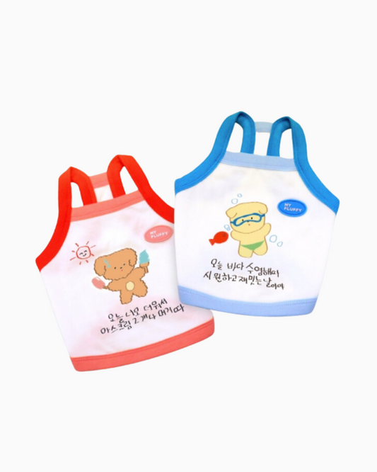 Summer Diary Crop Pet Tee (2 colors)