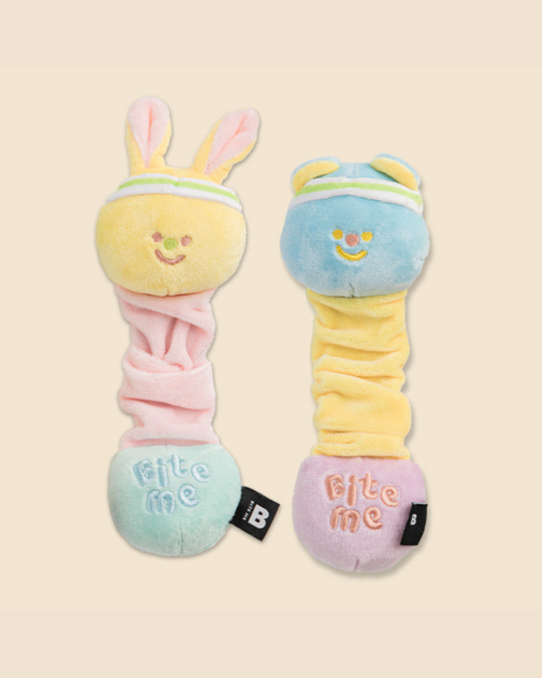Sporty Stretchy Pet Toy - Rabbit & Bear