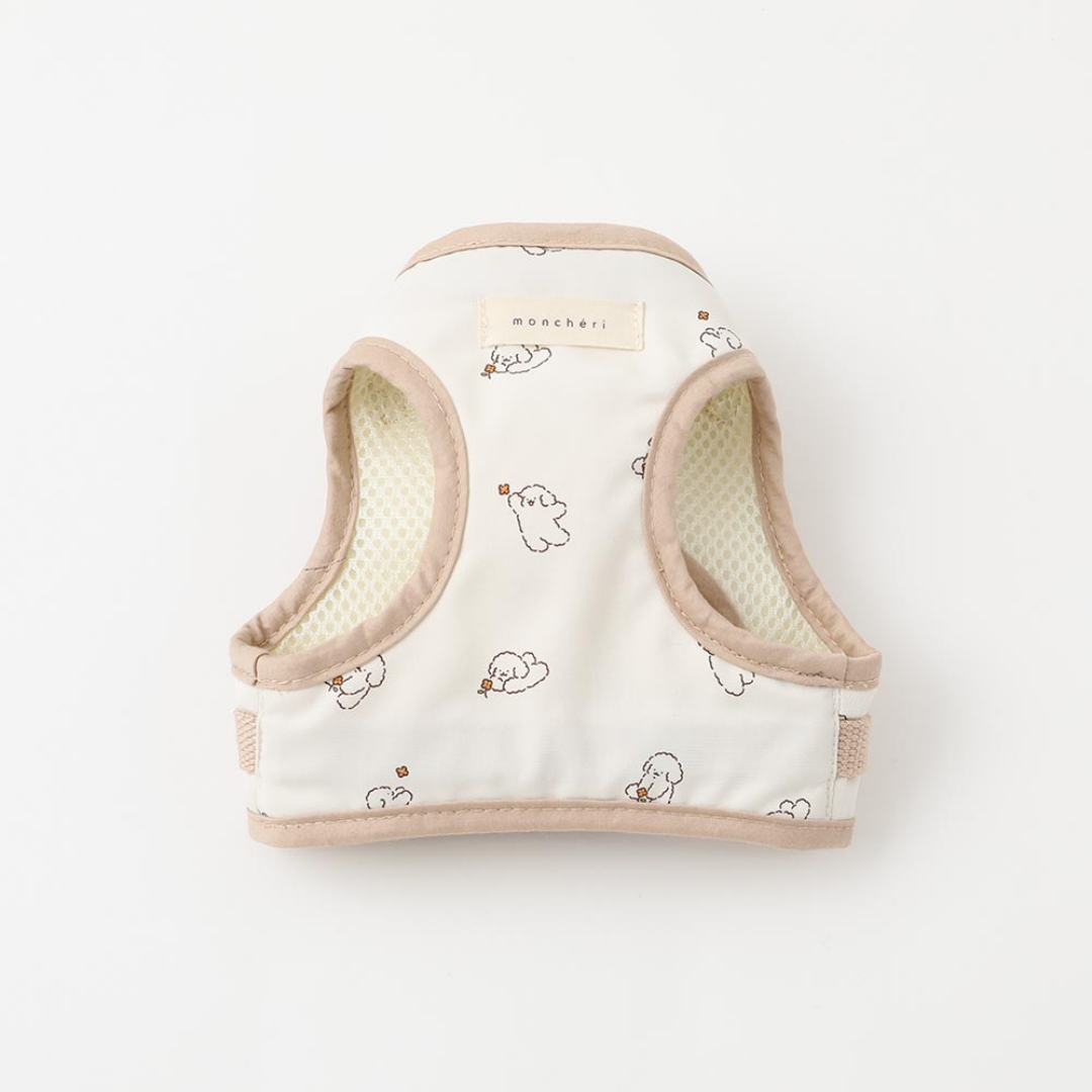 Japanese Illustrator Collaboration Series - Floral Puppy Harness (with leashes)