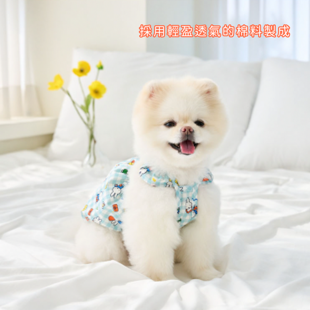 Miffy 夏日格紋泡泡裙