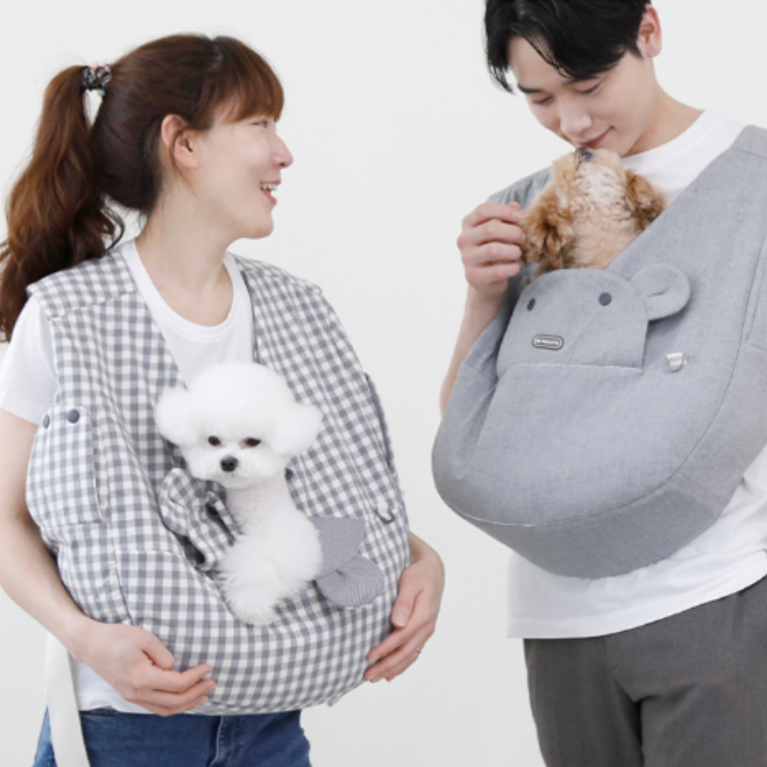 Free your hands.ᐟ.ᐟ Teddy Bear Front Pet Bag
