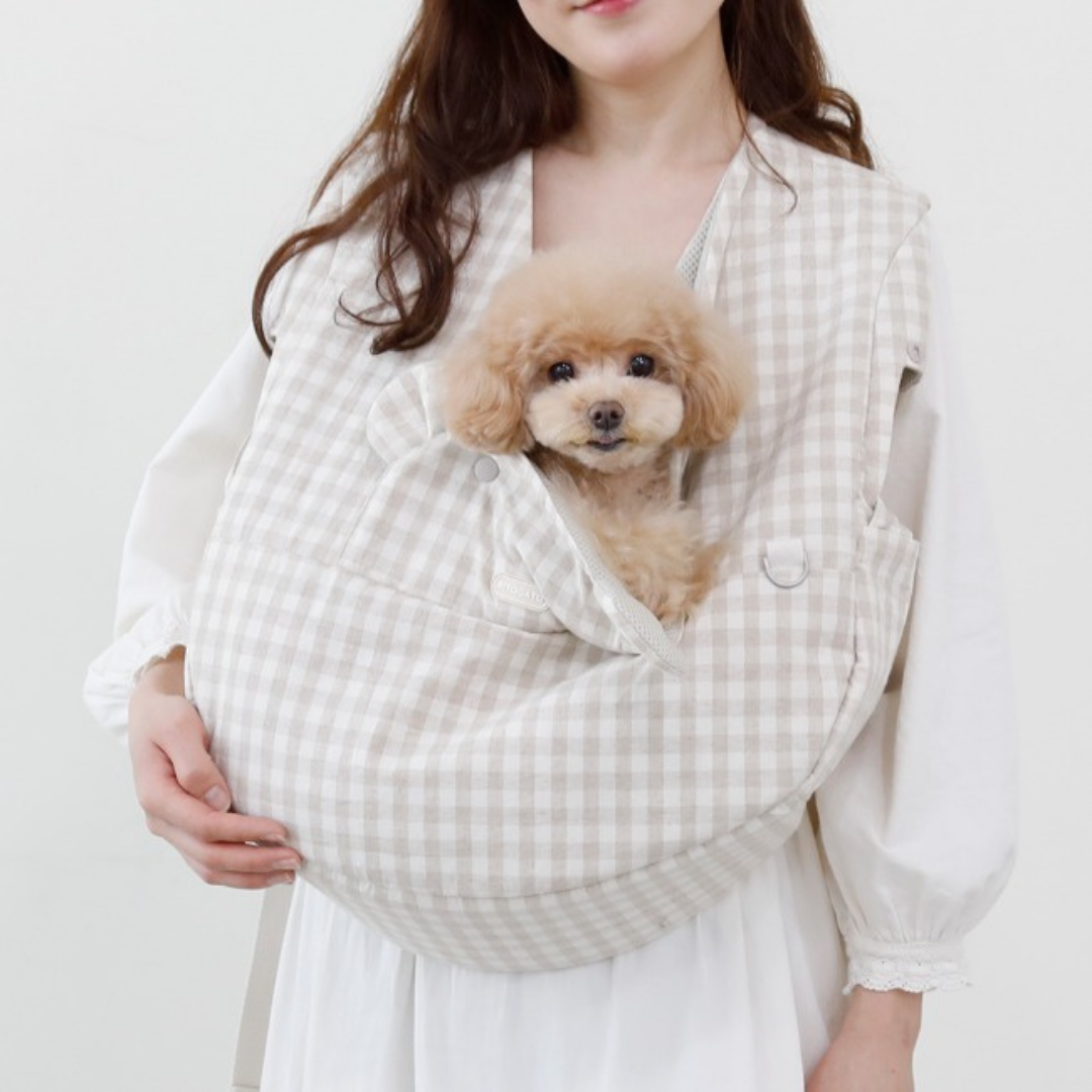 Free your hands.ᐟ.ᐟ Teddy Bear Front Pet Bag