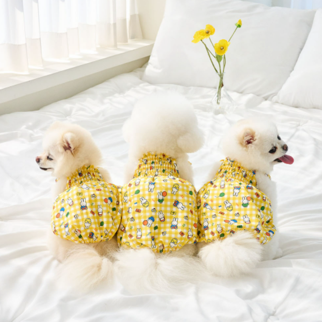 Miffy 夏日格紋泡泡裙