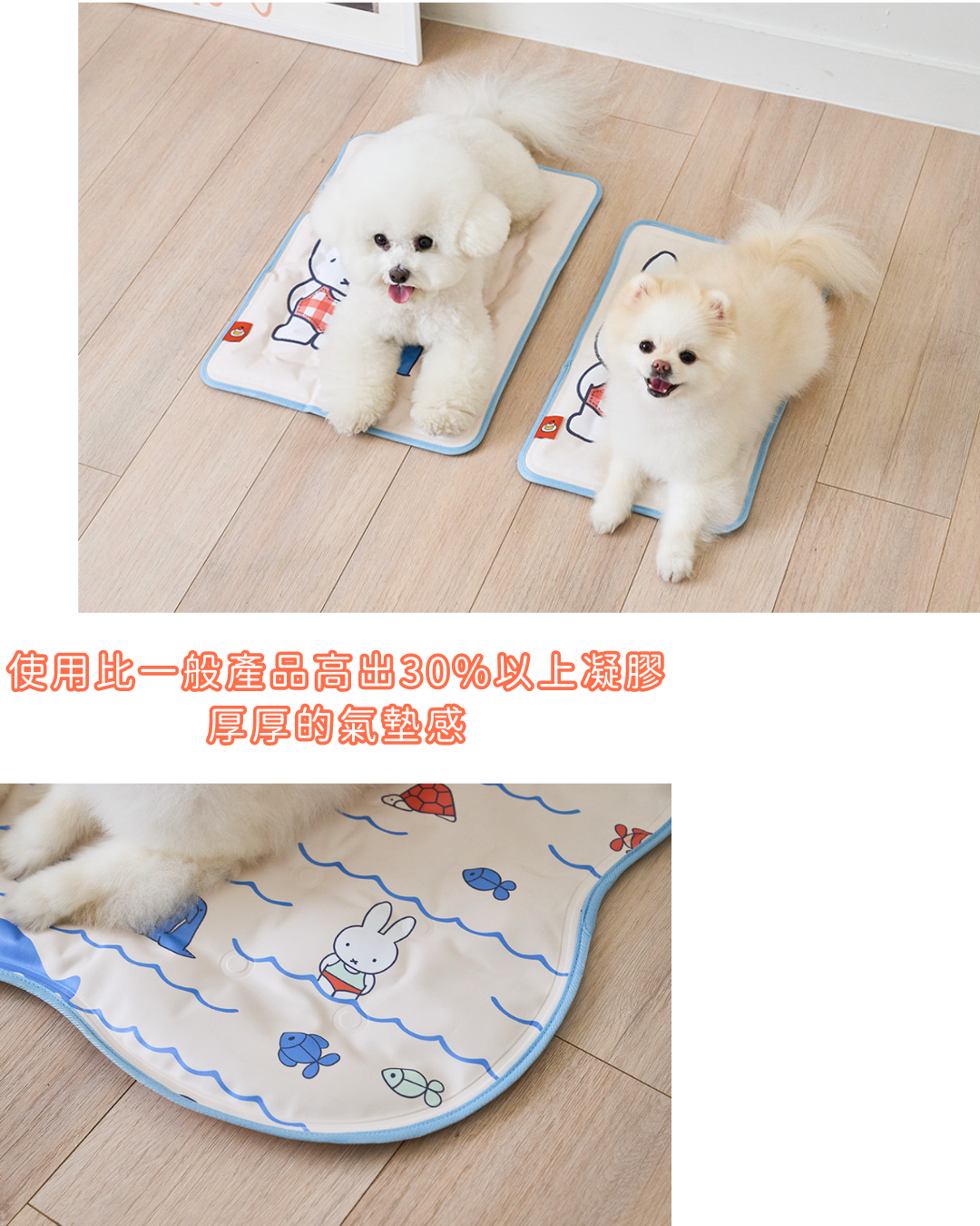 Miffy 雙面印花 寵物冰墊