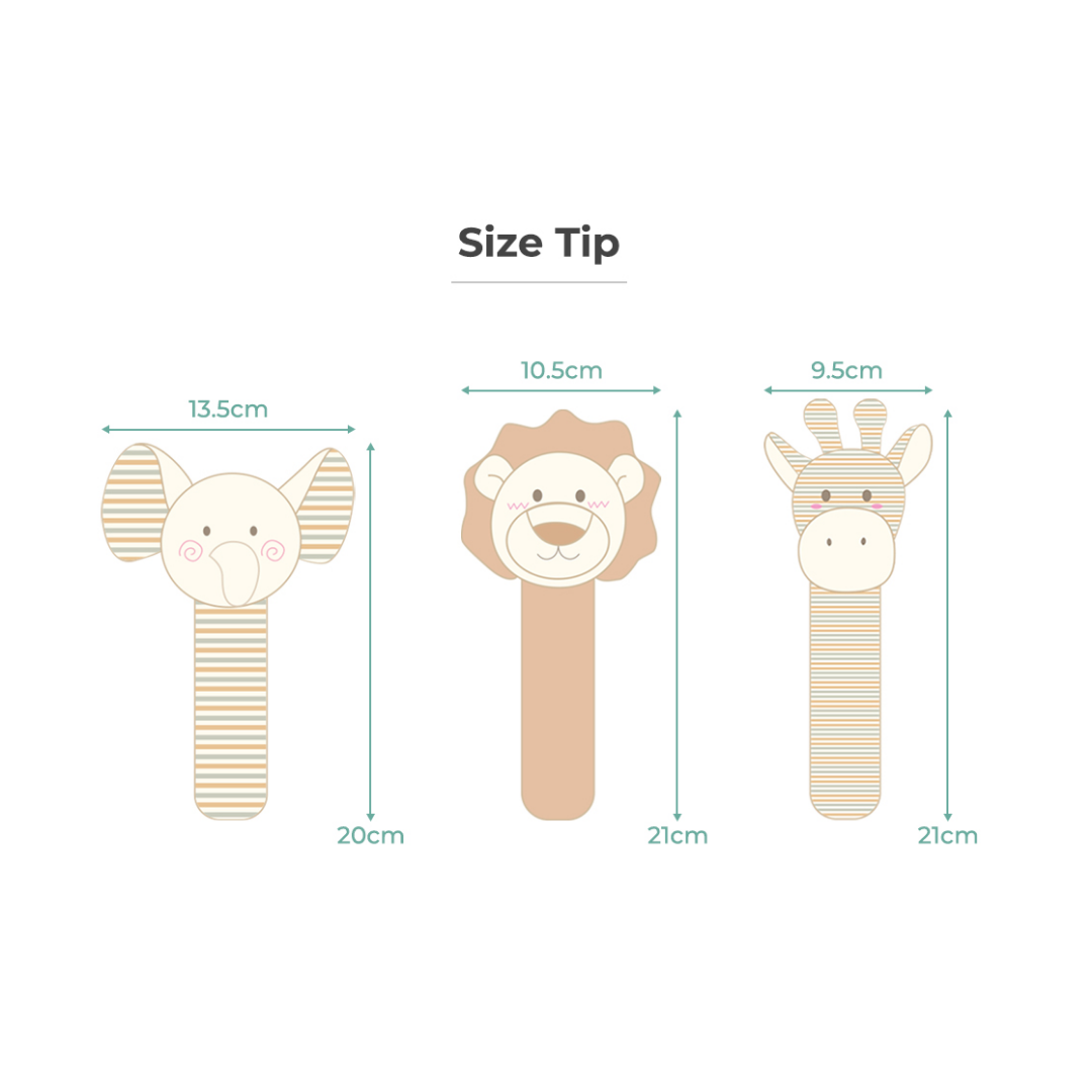 Organic 3-stage Sound Stick Pet Toy