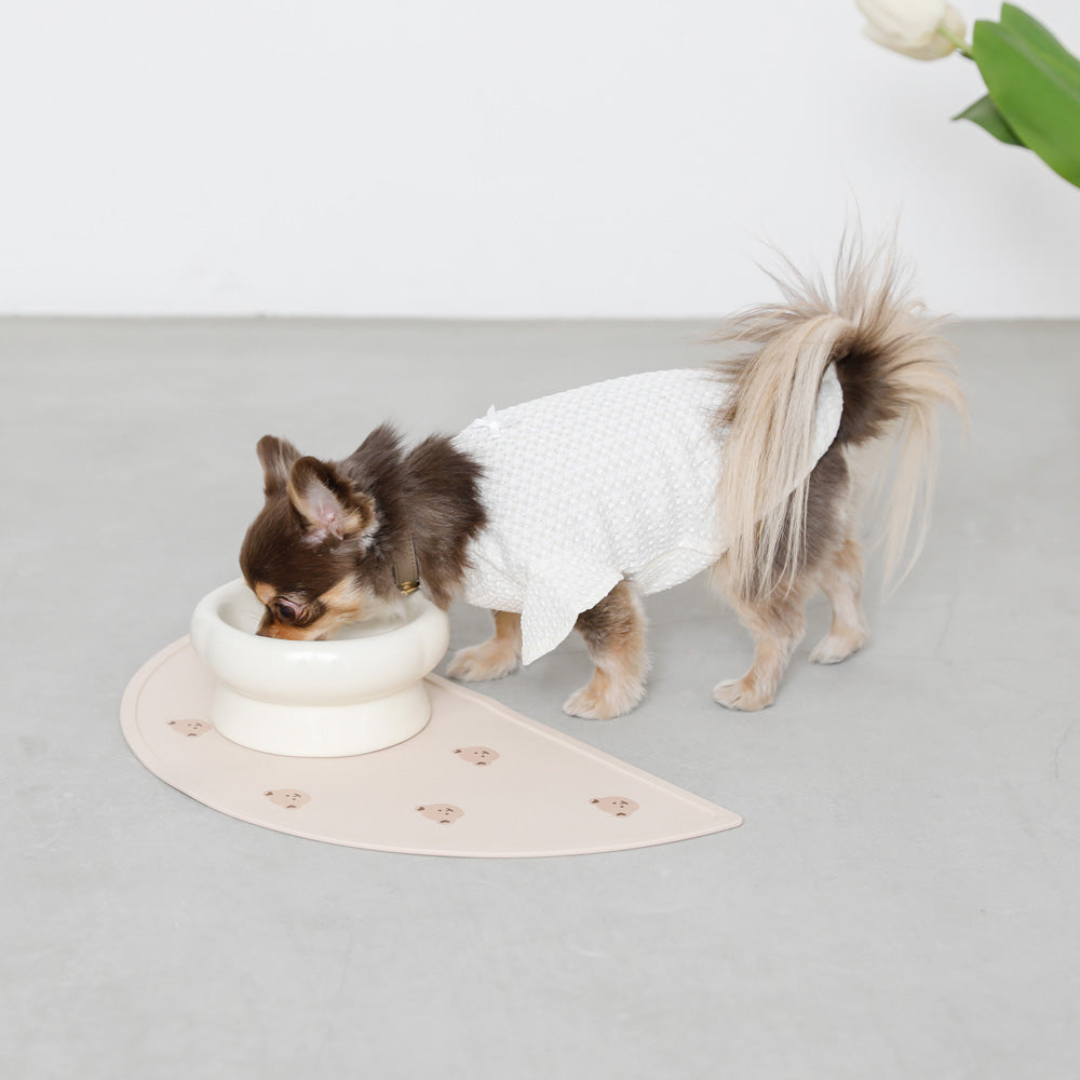Half Moon Silicone Pet Food Mat