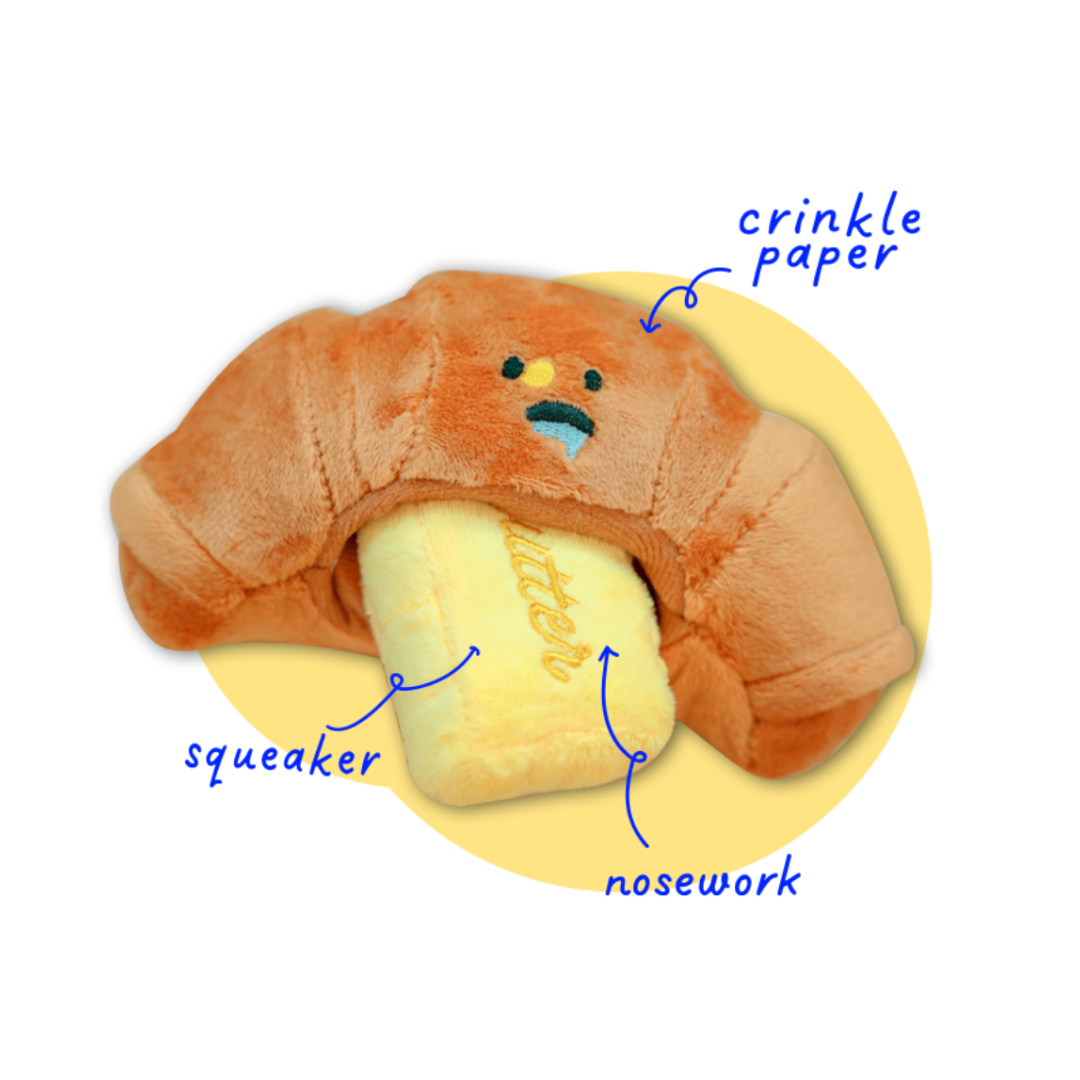 Croissant Nose Work Pet Toy