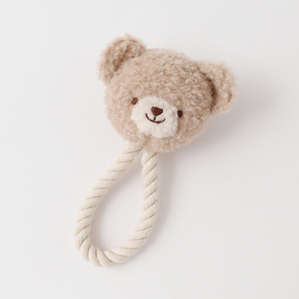 Teddy Bear Rope Pet Toy