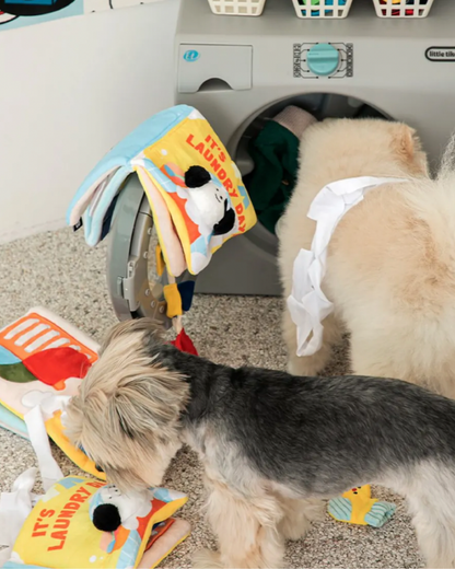 Laundry Day Playbook Nose Work Pet Toy