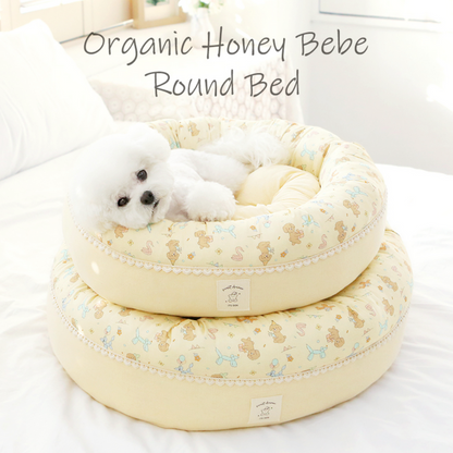 Honey Bebe 有機棉冬甩寵物床