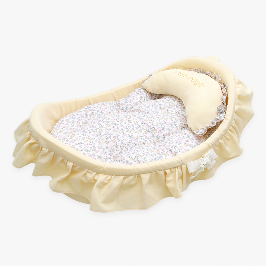 Baby Basket Pet Bed (with Moon Pillow)