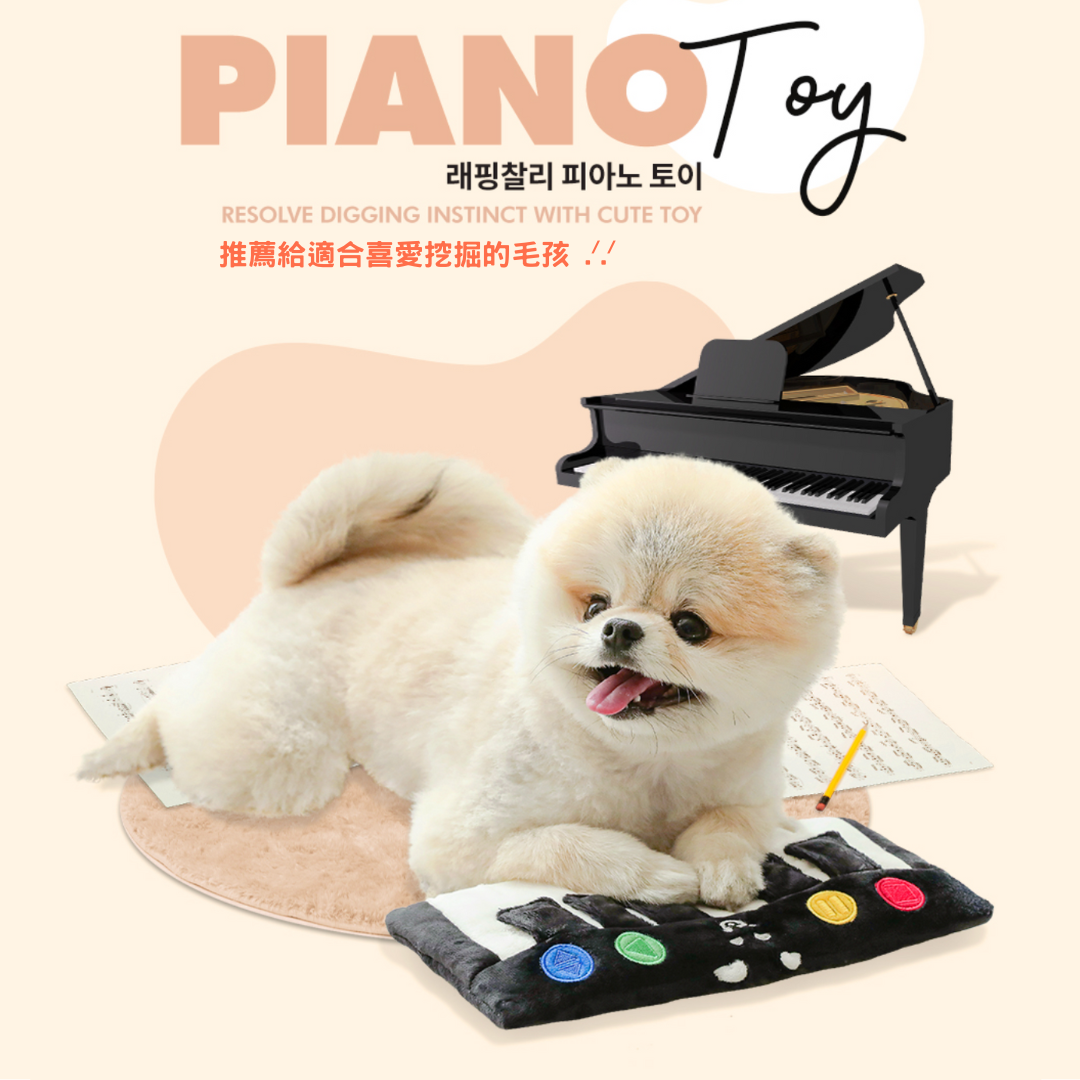 鋼琴 寵物嗅聞藏食玩具