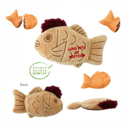 Fish-shaped Cake Dog Toy