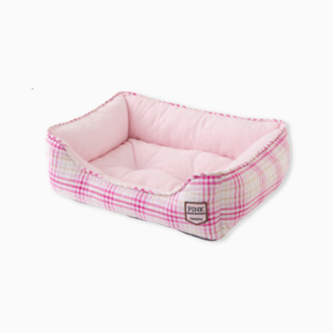 Breathable Checked Pet Bed