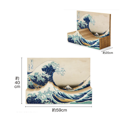 日本製 浮世繪海浪風貓抓板