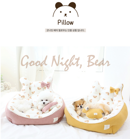 Goodnight Bear Pet Pillow
